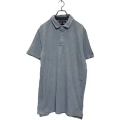 TOMMY HILFIGER 半袖 無地ポロシャツ 2XL ライトブルー トミーヒルフィガー ビッグサイズ スリムフィット 古着卸 アメリカ仕入 a604-5780