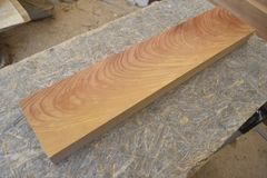 アウトレット ケヤキ(欅)の一枚板 長さ約63.3cm 幅約13.7cm 厚さ約4.3cm DIY用 Z645