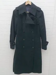 ◇ UNITED ARROWS ユナイテッドアローズ トレンチ コート 38 ブラック * 1002800189182 【中古】 【1002800189182】