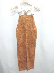 ◇ ⊇ CIAOPANIC TYPY コーデュロイ キッズ オーバーオール サイズ120 130 キャメル 女の子 男の子 E  【1502060010221】