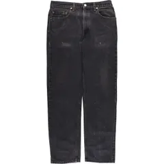 古着 90年代 リーバイス Levi's 505-0260 ブラックデニム テーパードデニムパンツ USA製/evb007575