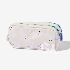 Miffy 【日本未販売】お顔いっぱいポーチ　ダブルジップ　nijntje ミッフィ　ナインチェ　メイクポーチ　 ペンケース 筆箱