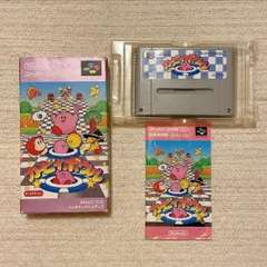 【動作未確認】SFC カービィボウル 箱・説明書付き スーファミ ジャンク品