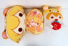 3点セット るぅと すとろべりーぷりんす すとぷり あにまるぬいぐるみくっしょん/超BIG あにまるフェイスクッション/あにまるだいかっとくっしょん