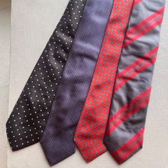 Andrew's Ties アンドリューズタイズ　ネクタイ　made in italy メイドインイタリー　4点セット販売　まとめ売り　シックカラー　クワトロピエゲ