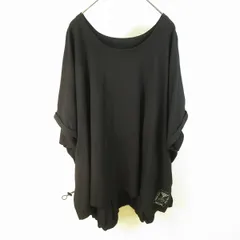 #s アズノウアズ ドゥバズ AS KNOW AS de base カットソー チュニック 3 黒 五分袖 ドルマン 切り替え 大きいサイズ 945215 k01