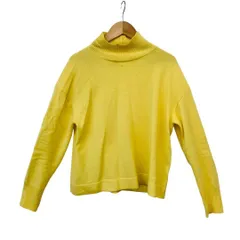 アンタイトル　Mサイズ　ニット・セーター　黄色　カシミヤ、ウール使用