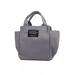 【新着商品】[SEYIXU] ミニトートバッグ レディース キャンバストートバッグ 小さめ大人 かわいい おしゃれ 軽量 機能的 使いやすい ランチバッグ 通勤 かばん マザーズバッグ 手提げバッグ (B/グレー)