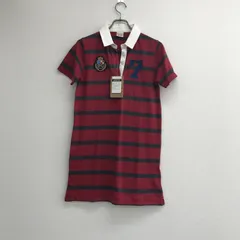 新品未使用　【Champion】チャンピオン　赤系　L　ポロシャツ　半袖トップス　ボーダー　カジュアル