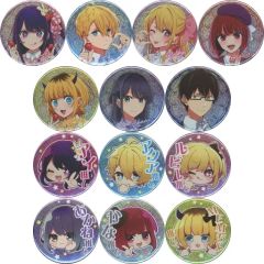 [Used] Badge/Pin Set of 13 Types: "Oshi no Ko Ichigo Production ☆ Fan Appreciation Festival 2023 Trading Hologram Can Badge"