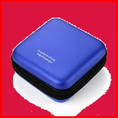 【特価商品】blu-ray ディスク収納ケース CDケースポータブルEVA 大容量 DVD/VCD 48枚収納 収納 (48枚 LIOVODE ブルー 48)
