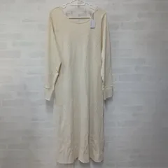 [Doux archives]ドゥアルシーヴ ワンピース ニット ロング レディース タグ付き フリーサイズ ホワイト（い-313，ナ）