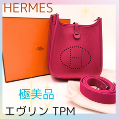 タイムセール🧡HERMES エルメス エヴリン エブリン TPM Y刻印 ピンク トリヨンクレマンス 箱 保存袋 2025-026