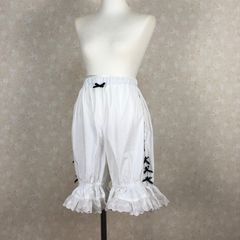 フラワープリント3連リボンドロワーズ