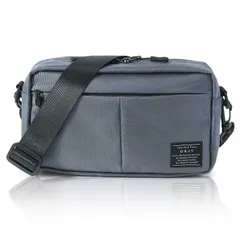 【色: グレー】ワンショルダー 撥水 防水 機能的 軽い 軽量 大容量 小さめ