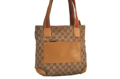 【美品】グッチ　トートバッグ　シェリーライン　肩掛け　スエード　レザー　ブラウン GUCCI 極 美品 オールドグッチ ヴィンテージ シェリーライン