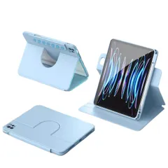 【特価セール】360度回転 iPad Air 11 2025/2024 ケース air11 M3 M2 縦置き 横置き iPad Air4 Air5 /iPad Pro11インチ第 4 / 3 / 2 / 1世代 タブレットケース 手帳型 2点セット 磁気吸着