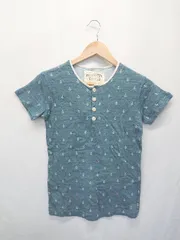 ◇ ⊂ ◎ ●未使用● FITH フィス キッズ 子供服 半袖 ワンピース サイズ150 ブルー系 女の子 E  【1506110003683】のサムネイル