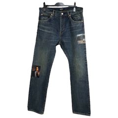 定価93500円 UNDERCOVER 24AW TWIN PEAKS フォトパッチ デニム パンツ ジーンズ UC2D9501-1 サイズ３ A.LIGHT BLUE INDIGO アンダーカバー ツインピークス ツイン ピークス ライトブルー インディゴ