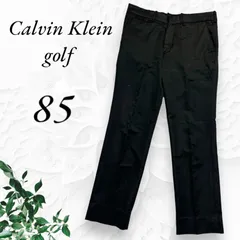 g289 Calvin Klein golf カルバンクライン ゴルフ ゴルフウェア パンツ 長ズボン ブラック ストレッチ ロング シンプル カジュアル 85 niko∞2525