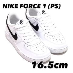 NIKE FORCE 1 (PS) ナイキ フォース 1 PS WHITE/BLACK cz1685-100 16.5cm