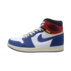 NIKE UNION別注 AIR JORDAN 1 RETRO HIGH NRG/UN UNION WHITE/STORM BLUE-VARSITY RED サイズ27.0cm BV1300-146 箱有 ナイキ ユニオン別注 エア ジョーダン ワン レトロ 