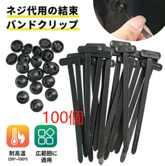 「在庫処分 大特価」100個ナイロン製ユニバーサルケーブルタイバックル 車の日常修理用 多機能セルフロック式ジップタイホルダー プラスチックケーブルタイ 工業用作業現場用