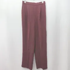 ◇ Θ ユナイテッドアローズ シンプル カジュアルスラックスパンツ サイズL レッド系 メンズレディース E  【1506190001036】