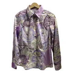 【美品】ETRO 花柄 長袖シャツ ブラウス 総柄 ストレッチ素材 イタリア製 楽天市場】ETRO(エトロ) サイズ:XS 花柄 コットン長袖シャツ