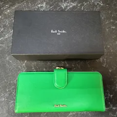 希少 Paul Smith ポールスミス がま口財布 レディース グリーン 緑