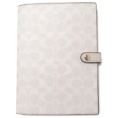 【新品 未使用】コーチ COACH アウトレット シグネチャー キャンバス ノート ブック カバー セット CZ198 IMXU5