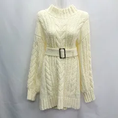 ■ ◎ AZUL アズール 長袖 ロング丈 ワンピース サイズM ベージュ レディース E  【1405140017267】