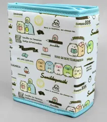 【中古】雑貨 ブルー すみっコのおべんきょう ブック型マルチポーチ 「すみっコぐらし」
