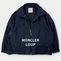 美品 MONCLER LOUP 22AW モンクレール ルー オーバーサイズ ナイロンジャケット I10931A00111 ネイビー 0 / J&NREUSE レディース アウター