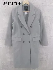 ■ w closet ダブルクローゼット 長袖 コート サイズF グレー レディース 【中古】 【1002802305221】
