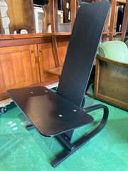 🇩🇰【激レア/HYLLINGE MOBLER】合板椅子 – ヒリンゲ・モブラー社  ブランド家具　デンマーク　黒　ブラック　イス　椅子　チェア　アート　輸入家具　座り心地◎