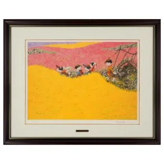 美品 中島潔「静寂」レフグラフ 直筆サイン入 作品保証書有 額縁入り 美品 中島潔「静寂」レフグラフ 直筆サイン入 作品保証書有 額縁入り