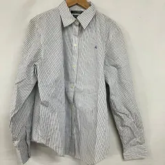 美品♥️POLO ラルフローレン ストライプ 長袖シャツ XS グレー×白 2025年最新】ラルフローレン ストライプシャツの人気アイテム