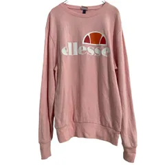 ellesse プリントスウェット トレーナー L ピンク エレッセ プルオーバー カジュアル 古着卸 アメリカ仕入 a611-5562のサムネイル