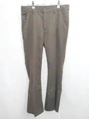 ◇ Θ MONO-MART モノマート センタープレス フレア パンツ サイズL ブラウン メンズ E  【1505290038065】