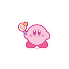 【人気商品】ティーズファクトリー 星のカービィ MUTEKI!SUTEKI!CLOSET アクリルステッカー キャンディ H3.5×W4.1×D0.3cm HK-5541663CD