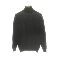 グラフペーパー Graphpaper ハイゲージハイネックニット High Gauge High Neck Knit セーター 長袖 プルオーバー ウール 1 S 黒 ブラック /YQ ■OSのサムネイル