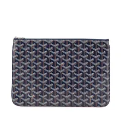 ゴヤール セナMM クラッチバッグ セカンドバッグ ネイビー マルチカラー PVC メンズ GOYARD【222-04129】のサムネイル