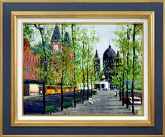 ■アンティーク/絵画■F6号【油絵】西ドイツの画家ウオフエル/WOFELZ『海岸にヨット？』中古品♪ 2025年最新Ｆ6号の人気アイテム - メルカリ