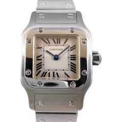 【CARTIER】カルティエ サントスガルベSM W20056D6 腕時計 ステンレススチール レディース クォーツ