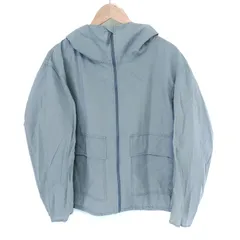 (^w^)b  UniqloU ユニクロ 405948 綿100％  撥水加工 パーカー ウィンドブレーカー 長袖 スポーツ ジム ウォーキング ランニング トレーニング フィットネス アウトドア レジャー デイリー タウンユース グレー メンズ サイズM