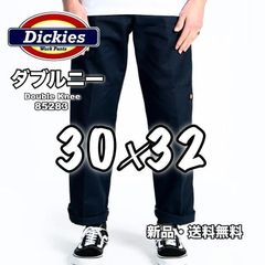 新品・送料無料】34×30 ダブルニー ブラック ディッキーズ ワーク