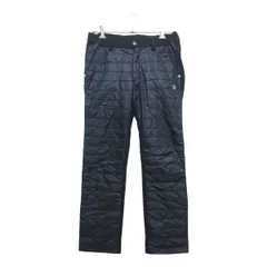 中古 メンズ アンパスィ and per se パンツ L 紺 ネイビー 中綿