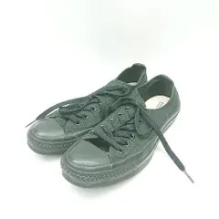 ◇ Θ CONVERSE コンバース ローカットスニーカー サイズ24 ブラック レディース メンズ E  【1410290049051】