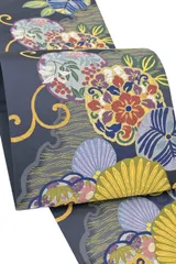 上品に華やぐ【フォーマル帯】　お締め心地抜群の【紹巴織】　美品の袋帯です 上品に華やぐ【フォーマル帯】 お締め心地抜群の【紹巴織】 美品の袋帯